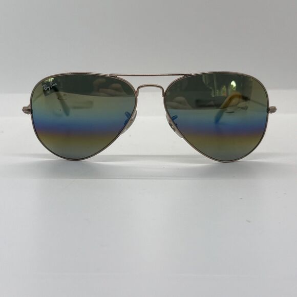 RAY BAN AVIATOR RB3025 LARGE METAL 9020/C4 58[] 14 135 3N pre-owned - Picture 2 of 10